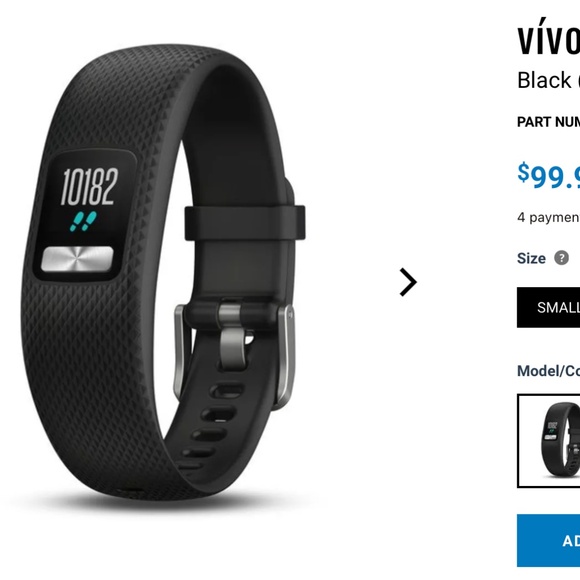 Vivofit 4 Garmin Smartwatch - Picture 1 of 5
